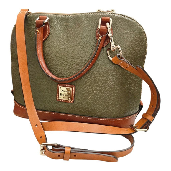 Dooney & Bourke Green and Tan Handbag - Picture 16 of 16